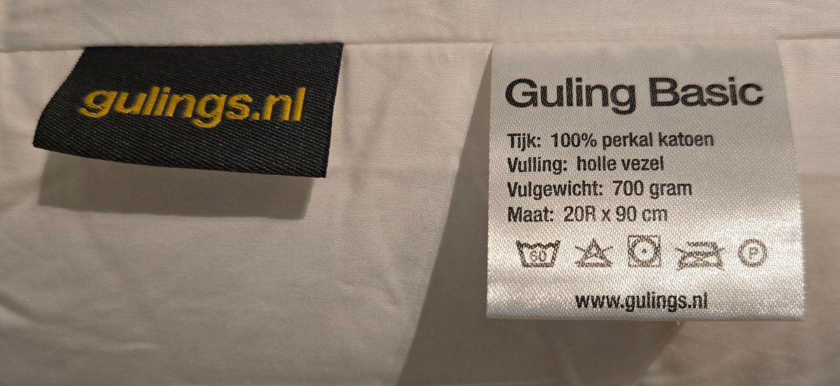 GulingBasic® Body Pillow – Slank lichaamskussen voor zijslapers