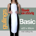 GulingBasic  rolkussen met sleeve celadon, body pillow ø20 x 90 cm voor zijslapers
